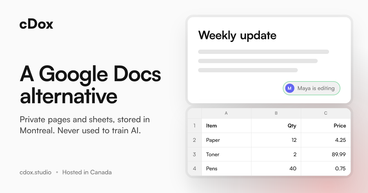 cDox screenshot 1